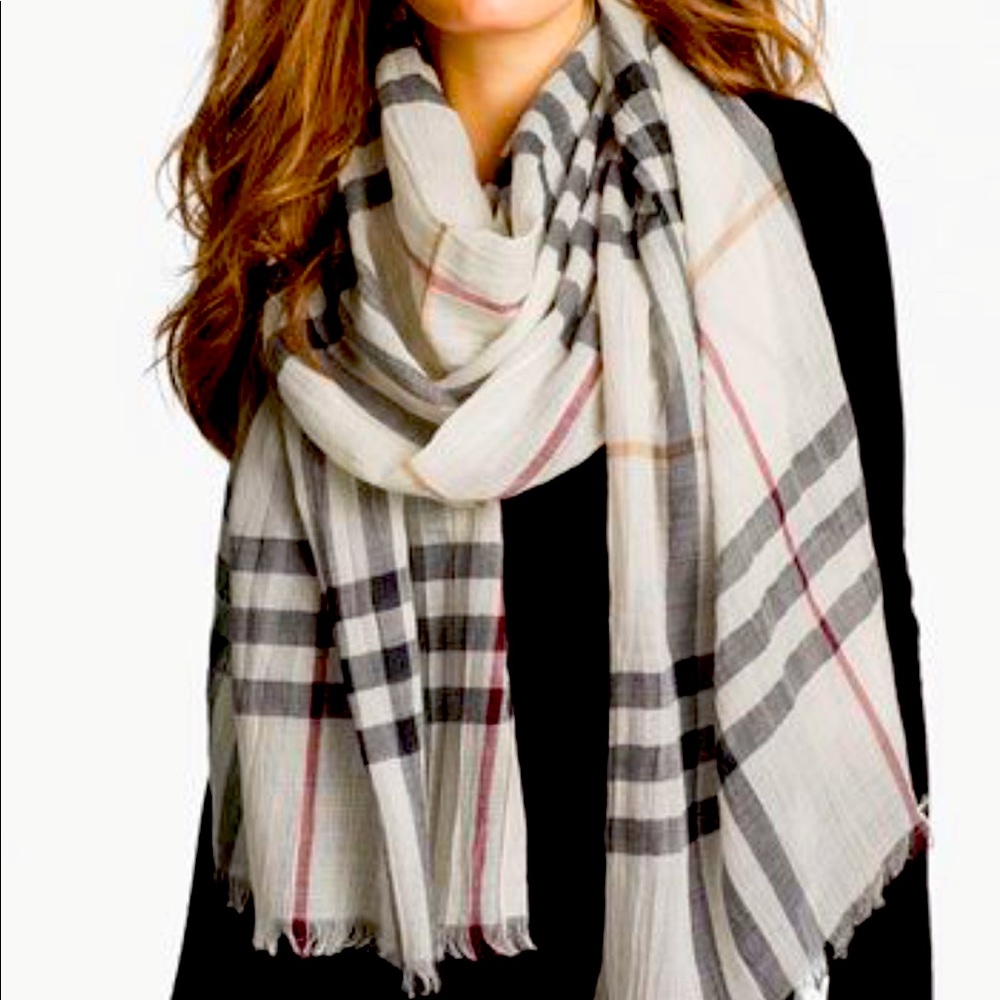 Burberry Authentic Check, Wool and Silk Scarf